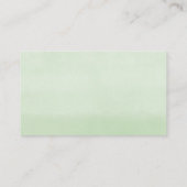 Recipe voor de bruidtussenvoegsel roze groene flor informatiekaartje (Achterkant)