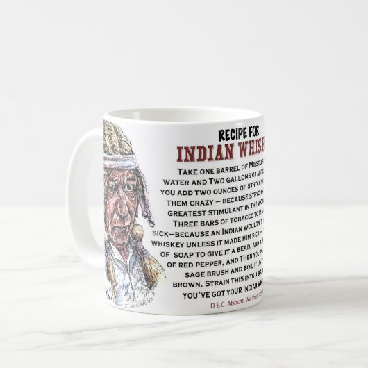 Recipe voor Indische whisky Koffiemok (Voorkant links)