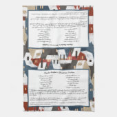 Recipe winterwoning in Roestland Theedoek (Verticaal)