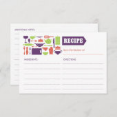 Recipenkaart (Voorkant / Achterkant)