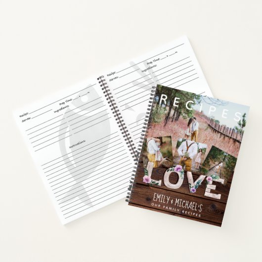 RECIPES - Familie Heirloom Moeder Grandma Wife Notitieboek (Binnen)