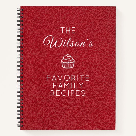 Recipes favoriete familie notitieboek (Voorkant)