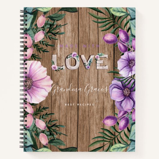 RECIPES - Heirloom Gift Grandma Moeder Mam Notitieboek (Voorkant)