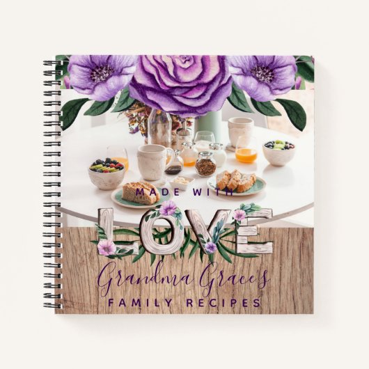 RECIPES - Heirloom Gift Grandma Moeder Mam Notitieboek (Voorkant)