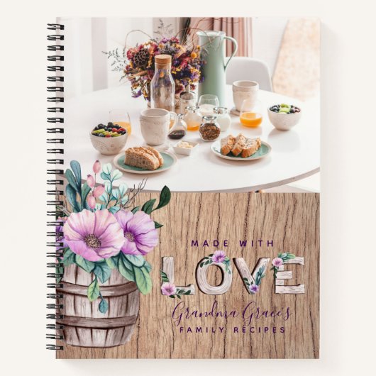 RECIPES - Heirloom Gift Grandma Moeder Mam Notitieboek (Voorkant)