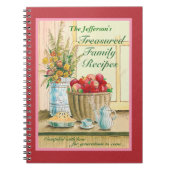 Recipes Journal van de schatten Notitieboek (Voorkant)