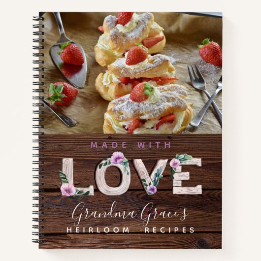 RECIPES - Keepomwille Gift Grandma Grandmoeder Notitieboek (Voorkant)