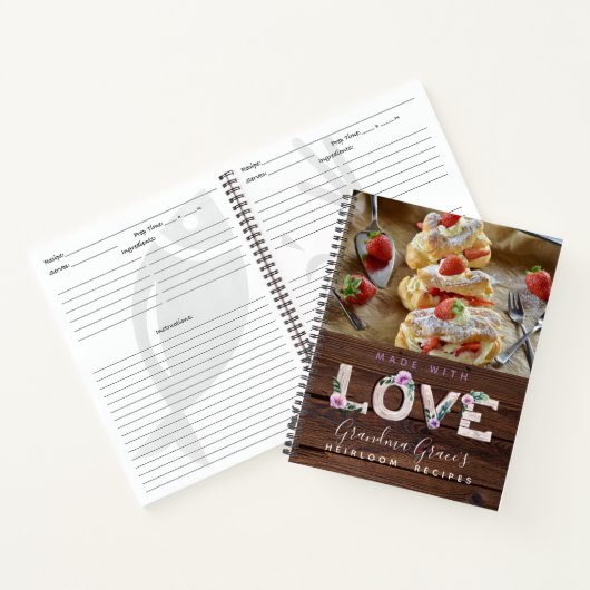 RECIPES - Keepomwille Gift Grandma Grandmoeder Notitieboek (Binnen)