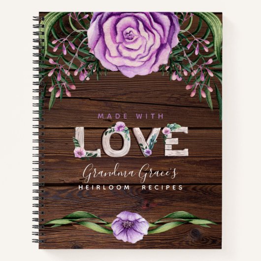 RECIPES - Keepomwille Gift Grandma Grandmoeder Notitieboek (Voorkant)