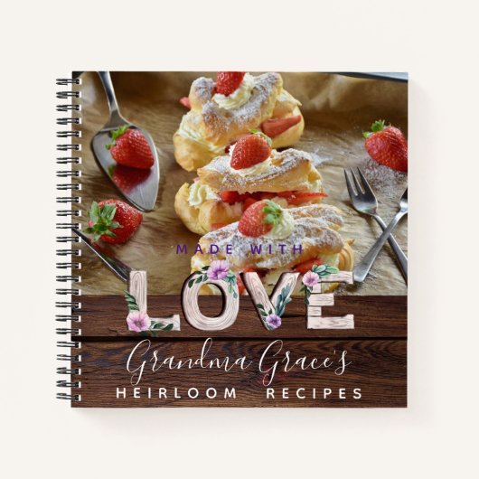 RECIPES - Keepomwille Gift Grandma Grandmoeder Notitieboek (Voorkant)