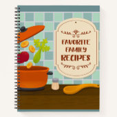 Recipes notebook favoriete familie notitieboek (Voorkant)