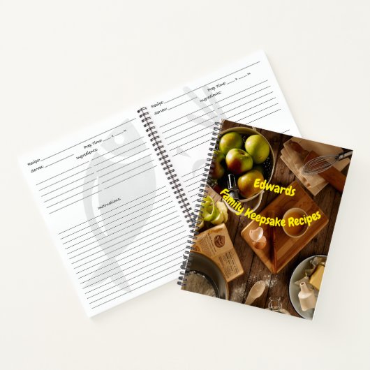 Recipes voor familieslot notitieboek (Binnen)