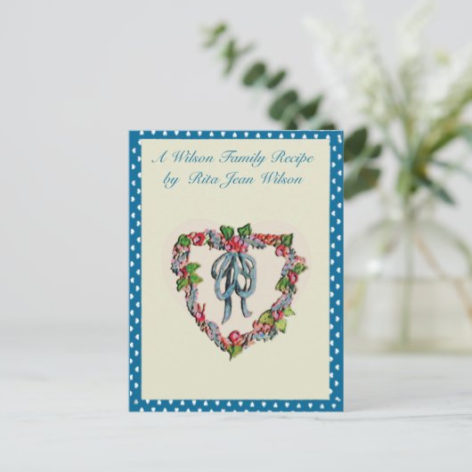 Recipiekaarten Briefkaart (Staand voorkant)