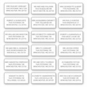 Recipient Name 18 Shipping Address Labels (Voorkant)