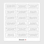 Recipient Name 18 Shipping Address Labels (Vel)