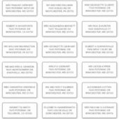 Recipient Name 18 Shipping Large Address Labels (Voorkant)