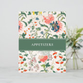 Recipindex voor Appetizer | Stijlvolle Floral | Gr (Staand voorkant)