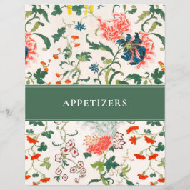 Recipindex voor Appetizer | Stijlvolle Floral | Gr