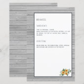 Recipp page cookbook mini multomap organizer (Voorkant / Achterkant)