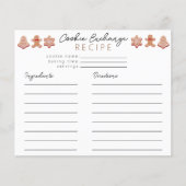 Recippe Card-kerstkoekjeswisselaar (Voorkant)