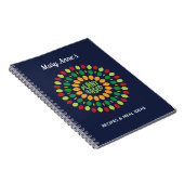 Recippen op basis van plant met Leaf Mandala Notitieboek (Rechterzijde)