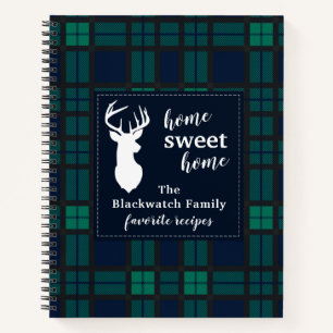 Recippen van de Blackwatch Pset Holiday Familie Notitieboek