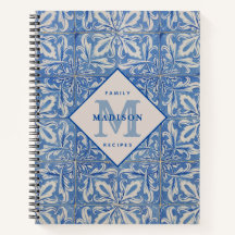 Recippen van de  Blauwe Witte familie van de Portu