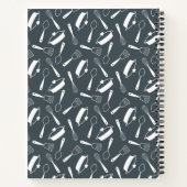 Recippen van de late grijze fotocollage notitieboek (Achterkant)