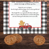 Recipper keepomwille Kerstmis: Black White Pset Theedoek