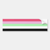 Recipromantische Pride Bumpersticker (Voorkant)