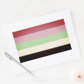 Recipromantische Pride Rechthoekige Sticker (Envelop)