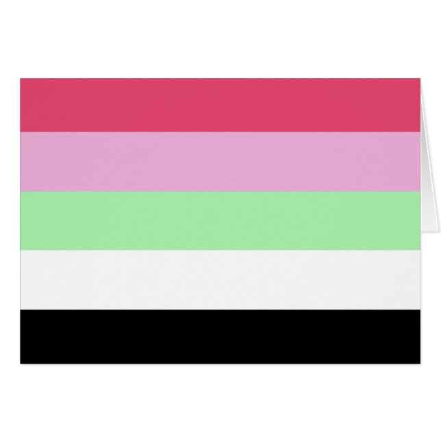 Recipromantische Pride-vlag (Voorkant Horizontaal)