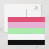 Recipromantische Pride-vlag Briefkaart (Voorkant / Achterkant)