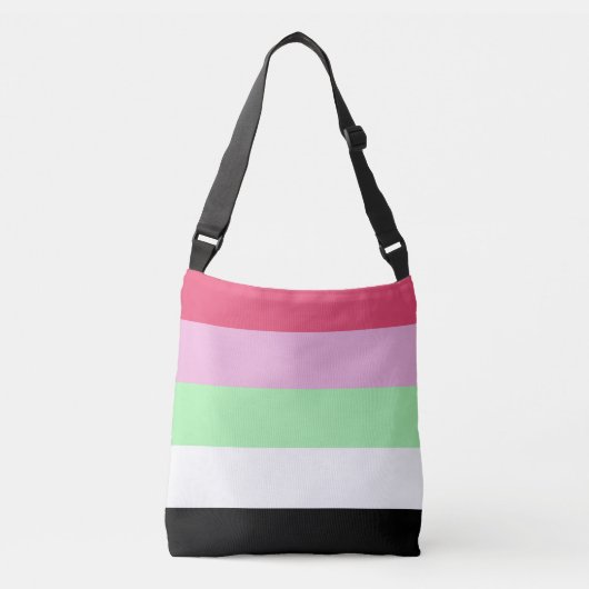 Recipromantische Pride-vlag Crossbody Tas (Voorkant)