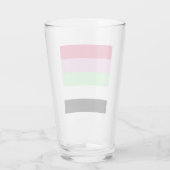 Recipromantische Pride-vlag Glas (Achterkant)