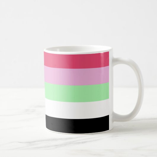 Recipromantische Pride-vlag Koffiemok (Rechts)