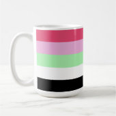Recipromantische Pride-vlag Koffiemok (Links)