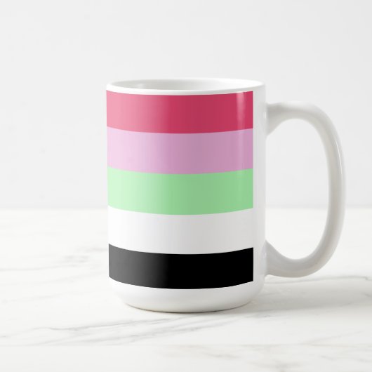 Recipromantische Pride-vlag Koffiemok (Rechts)