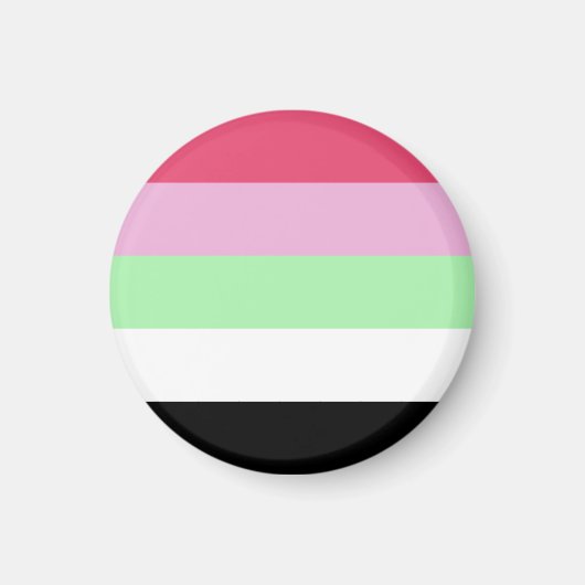 Recipromantische Pride-vlag Magneet (Voorkant)