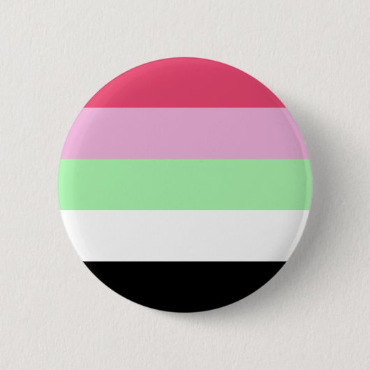 Recipromantische Pride-vlag Ronde Button 5,7 Cm (Voorkant)