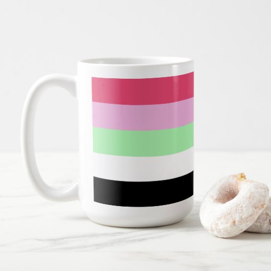 Recipromantische trots koffiemok (Met donut)