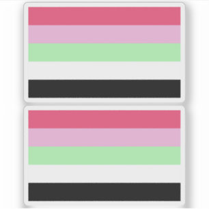 Recipromantische trots sticker