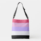 Reciproseksuele Pride-vlag Crossbody Tas (Achterkant)