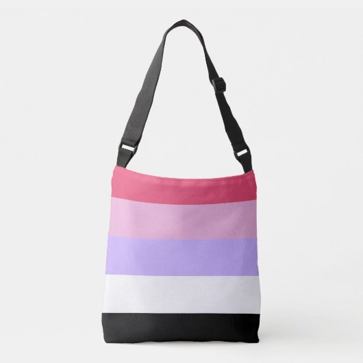 Reciproseksuele Pride-vlag Crossbody Tas (Voorkant)