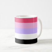 Reciproseksuele Pride-vlag Koffiemok (Voorkant rechts)