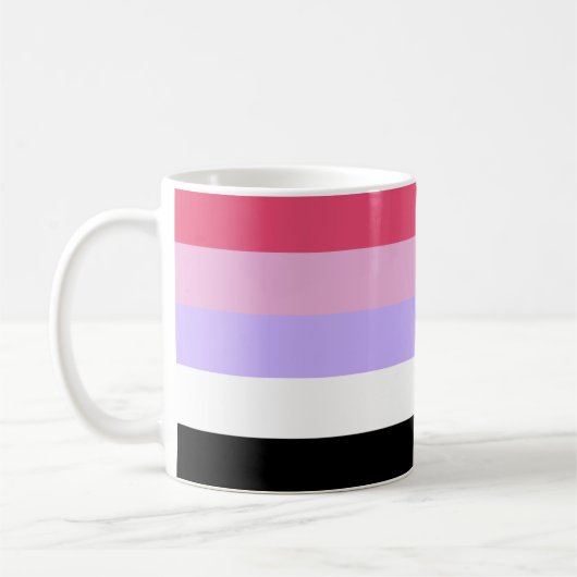 Reciproseksuele Pride-vlag Koffiemok (Links)