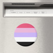 Reciproseksuele Pride-vlag Magneet (Insitu (Vaatwasser))