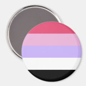 Reciproseksuele Pride-vlag Magneet (Voorkant / Achterkant)