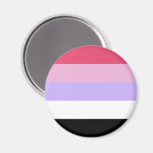 Reciproseksuele Pride-vlag Magneet (Voorkant / Achterkant)