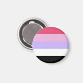 Reciproseksuele Pride-vlag Magneet (Voorkant / Achterkant)